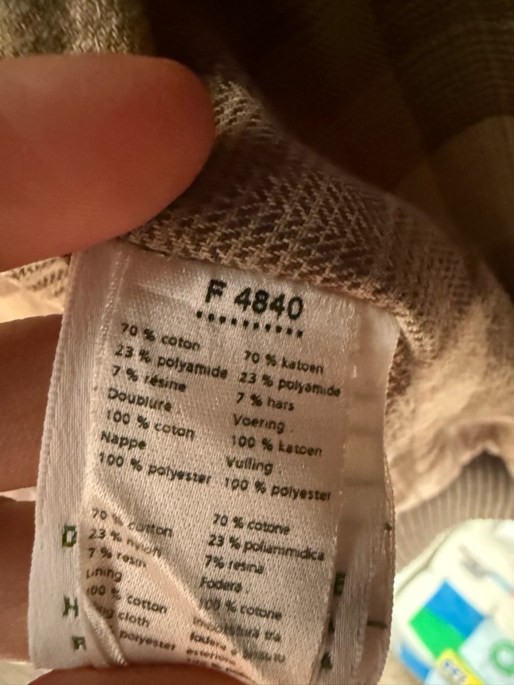 Lacoste Vintage 90s Brown Olive Zip-Up Bomber Jacket - Picture 11 of 13
